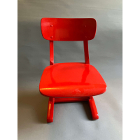 Vintage Casala schoolstoeltje zwart